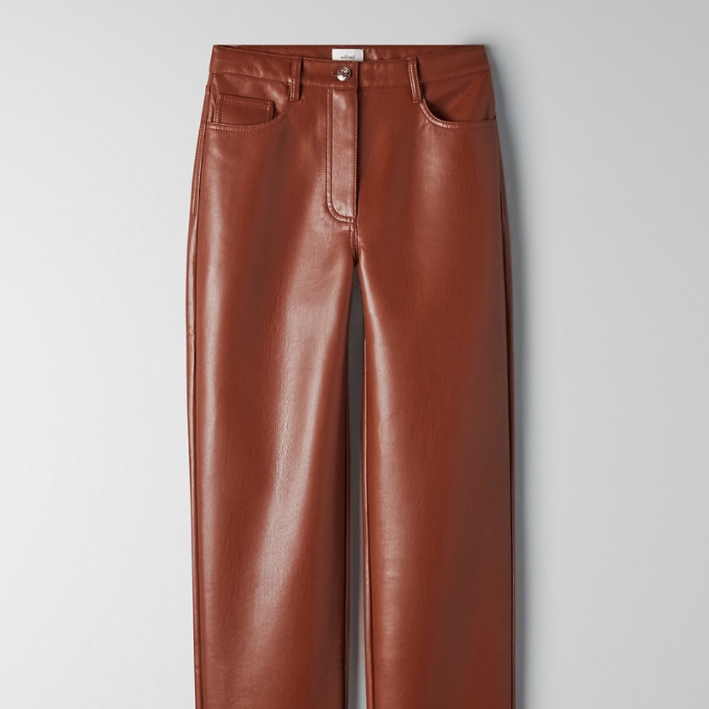 Wilfred Melina Long Pant in Cognac (NWT)